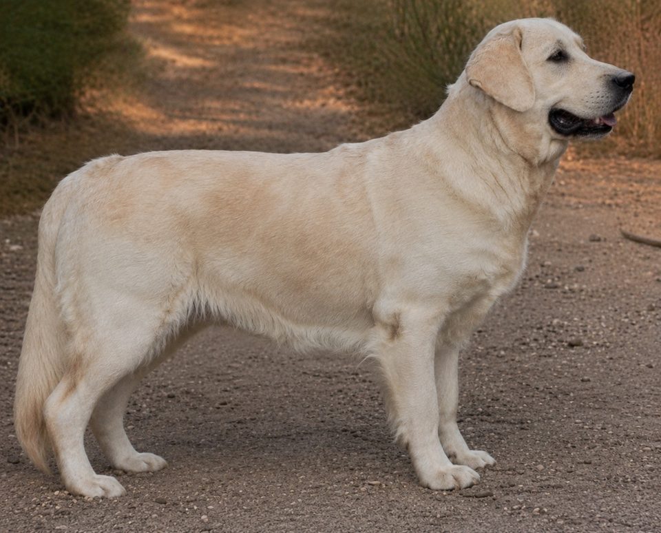 Captain, light golden retriever
